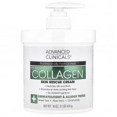 Advanced Clinicals, колаген, лосьйон для відновлення шкіри, 454 г