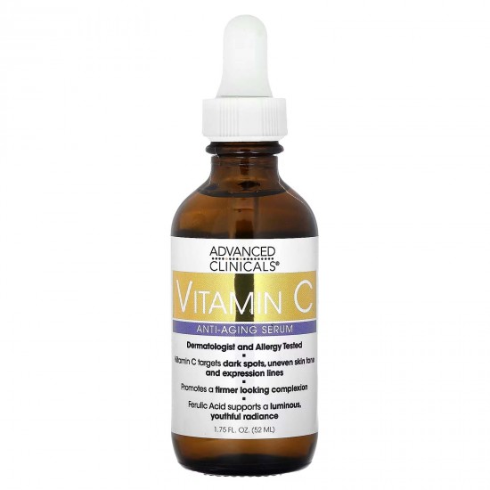 Advanced Clinicals, вітамін С, антивікова сироватка, 52 мл