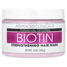 Advanced Clinicals, Біотин, маска для волосся проти ламкості,  (340 мл)
