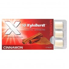 Xyloburst, Жувальна гумка ксилітолова камедь, кориця, 12 шт