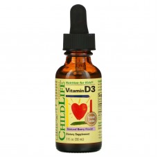 ChildLife, вітамін Д3, зі смаком натуральних ягід, 30 мл