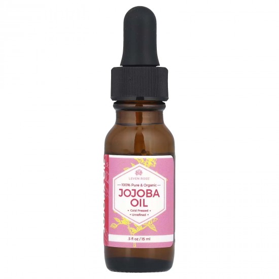 Leven Rose, на 100 % чиста органічна олія жожоба, 15 мл