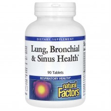 Natural Factors, здоровя легенів, бронхів і носових пазух, 90 таблеток