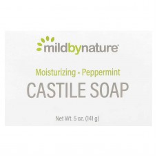 Mild By Nature, кастильське кускове мило, з ароматом мяти перцевої, 141