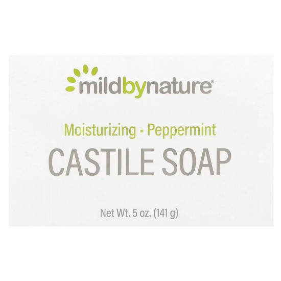 Mild By Nature, кастильське кускове мило, з ароматом мяти перцевої, 141