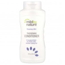 Mild By Nature, кондиціонер для густоти волосся, з комплексом вітамінів групи B і біотином, розмарин та мята, 473 мл