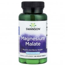 Swanson, магній малат, 1,000 mg, 60 таблеток