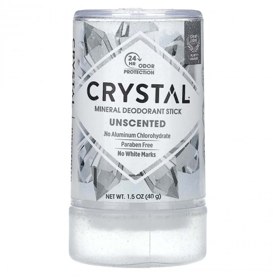 Crystal Body Deodorant, мінеральний дезодорант-стік, без запаху, 40 г