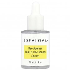 Idealove, Bee Ageless, сироватка з муцином равлика й бджолиною отрутою, 30 мл