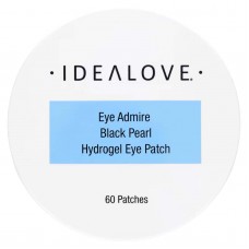 Idealove, Eye Admire, гідрогелеві патчі для очей із чорними перлинами, 60 шт.