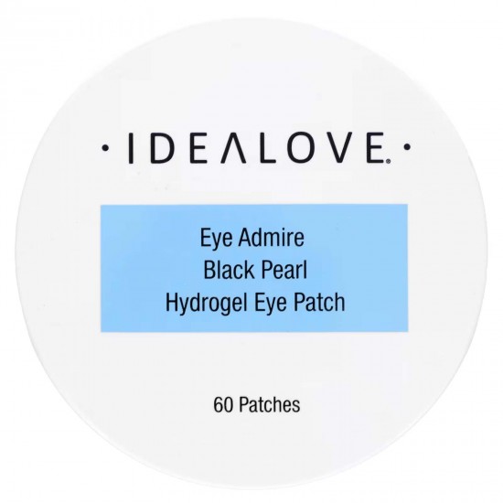Idealove, Eye Admire, гідрогелеві патчі для очей із чорними перлинами, 60 шт.