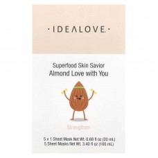 Idealove, Superfood Skin Savior, маска із суперфудами, мигдаль, по 20 мл