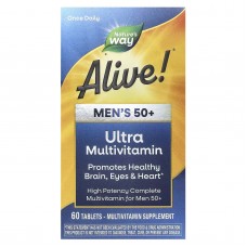 Nature's Way, Сила! Високоефективні мультивітаміни для чоловіків віком 50+, 60 таблеток