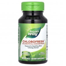 Nature's Way, Chlorofresh, концентрований хлорофіл, 90 капсул