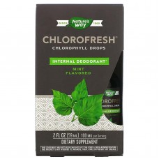 Nature's Way, Chlorofresh, краплі з хлорофілом, зі смаком мяти, 59 мл