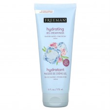 Freeman Beauty, Feeling Beautiful, зволожувальна гелева крем-маска, льодовикова вода й рожева півонія, 175 мл