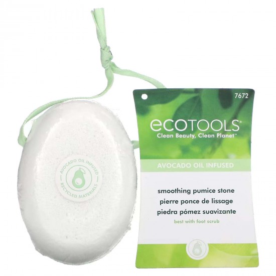EcoTools, Розгладжуюча пемза, наповнена олією авокадо, 1 шт