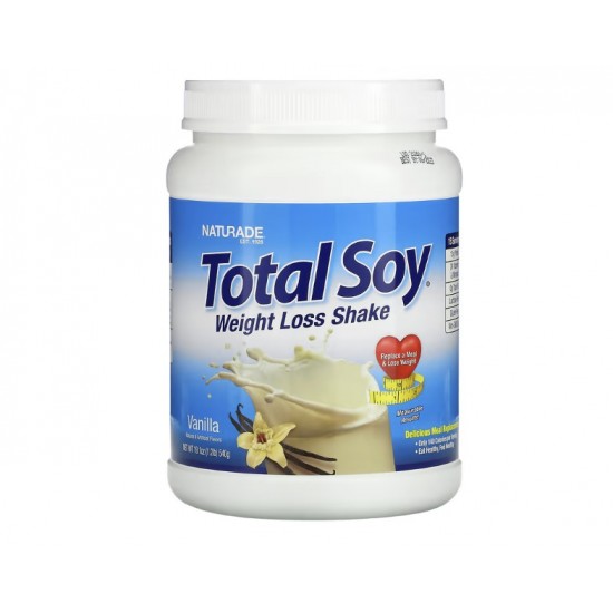 Naturade, Total Soy, коктейль для схуднення, зі смаком ванілі, 540 г