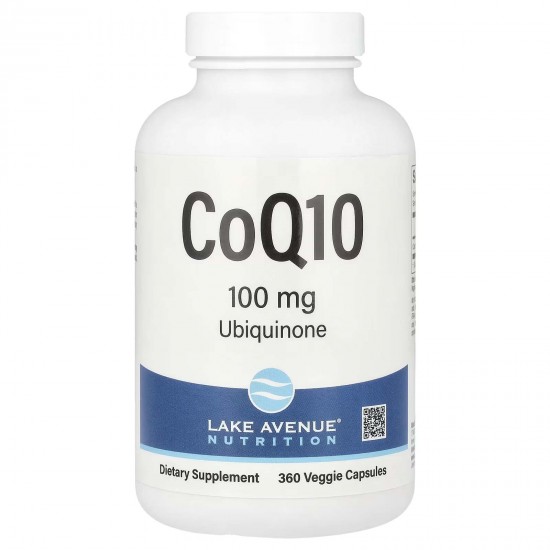 Lake Avenue Nutrition, CoQ10, клас USP, 100 мг, 360 вегетаріанських капсул