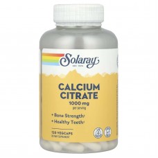 Solaray, цитрат кальцію, 250 мг, 120 капсул VegCaps