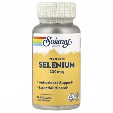 Solaray, селен, 200 мг, 90 капсул VegCap