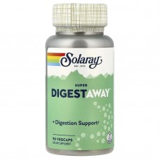 Solaray, Super Digestaway, суміш ферментів для полегшення травлення, 90 капсул VegCap