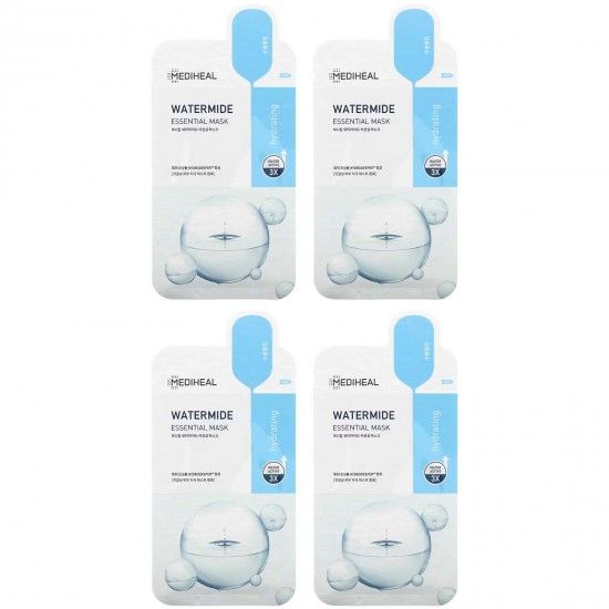 MEDIHEAL, косметична маска Watermide Essential, 4 шт. по 24 мл