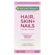 Nature's Bounty, добавка для волосся, шкіри та нігтів, 60 капсул із покриттям