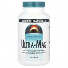 Source Naturals, Ultra-Mag, ультра маг комплекс із магнієм, 120 таблеток