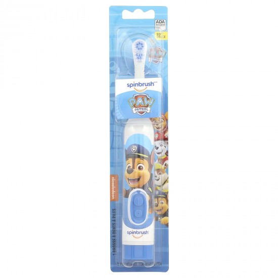 Arm & Hammer, Kid's Spinbrush, «Щенячий патруль», м'яка, 1 зубна щітка на батарейках