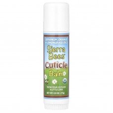 Sierra Bees, бальзам-стік для догляду за кутикулою, герань, апельсин і лемонграс, 17 г