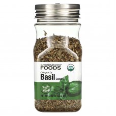 California Gold Nutrition, FOODS, органічне листя базиліку, 23,2 г
