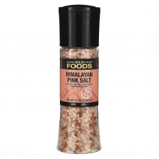 California Gold Nutrition, FOODS, рожева гімалайська сіль у млинку, 390 г