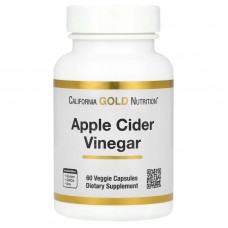 California Gold Nutrition, яблучний оцет, 60 вегетаріанських капсул