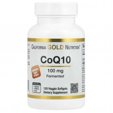California Gold Nutrition, коензим Q10, 100 мг, 120 рослинних капсул