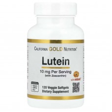 California Gold Nutrition, лютеїн і зеаксантин, 10 мг, 120 вегетаріанських капсул
