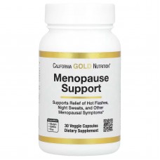 California Gold Nutrition, засіб для підтримки під час менопаузи, 30 вегетаріанських капсул