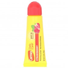 Carmex, щоденний догляд, зволожуючий бальзам для губ, полуниця, SPF 15, 10 г