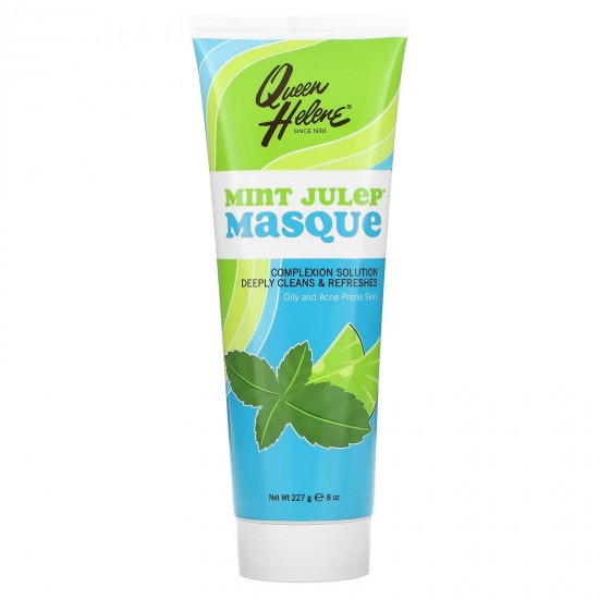 Queen Helene, Mint Julep Masque, маска для жирної шкіри, схильної до акне, мятний джулеп, 227 г