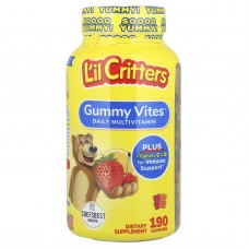 L'il Critters, Gummy Vites, мультивітаміни для щоденного приймання, 190 мармеладок
