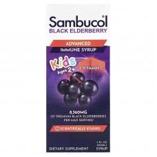 Sambucol, сироп із чорної бузини, для дітей, з ягідним смаком, 120 мл (Основний склад)