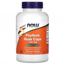 NOW Foods, Псиліум, насіння подорожника, 700 мг, 180 вегетаріанських капсул