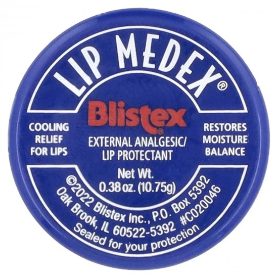Blistex, Lip Medex, бальзам зовнішній знеболювальний засіб для захисту губ, 10,75 г