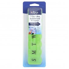 Apex, 7-денний органайзер контейнер для таблеток Ultra Bubble-Lok, 1 таблетниця