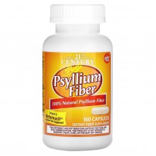 21st Century, псиліум клітковина подорожника, 160 капсул