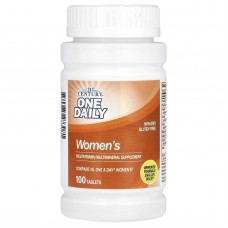 21st Century, One Daily, мультивітаміни для жінок, 100 таблеток